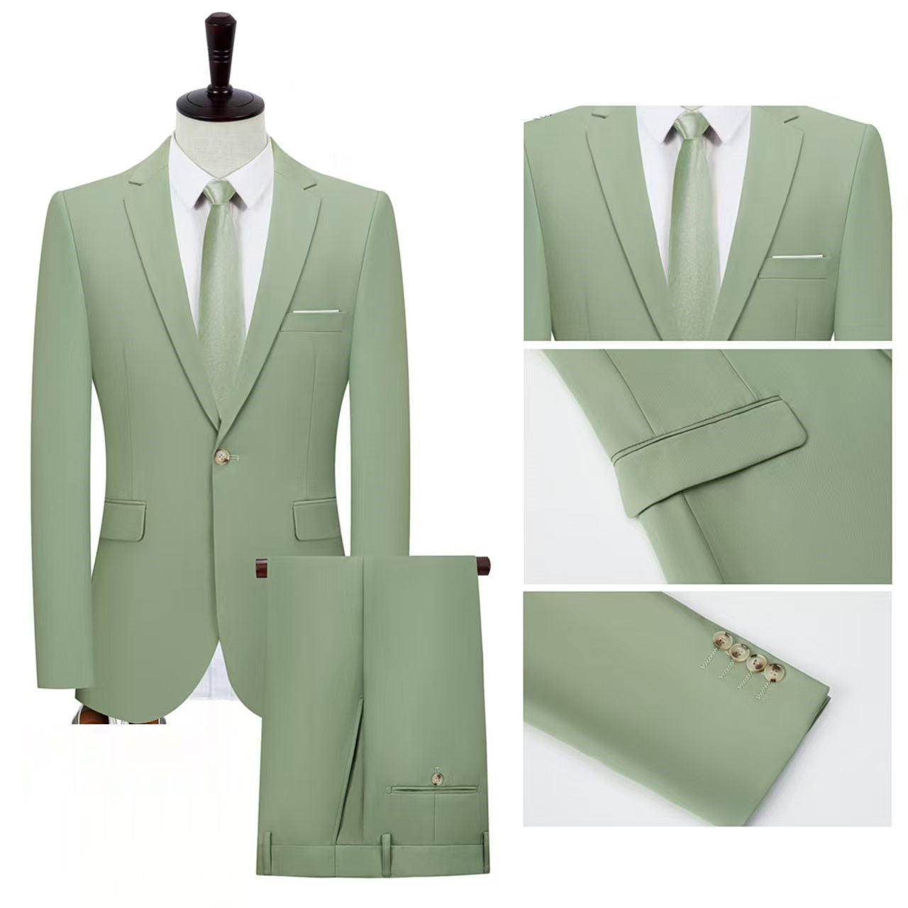 Trajes de Hombre | Estilo clásico y sofisticado para bodas, oficina y eventos formales (Cod TT)