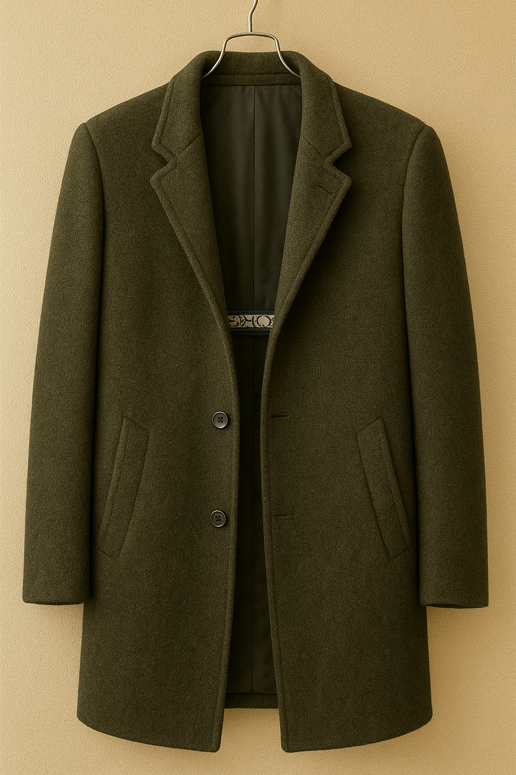 Abrigo Hombre con Botones | Estilo (Cod YK)