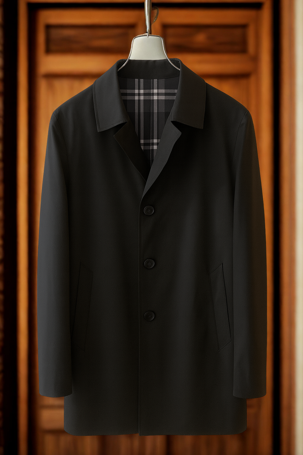 Chaqueta impermeable con Botones | Estilo Único  (Cod 37)