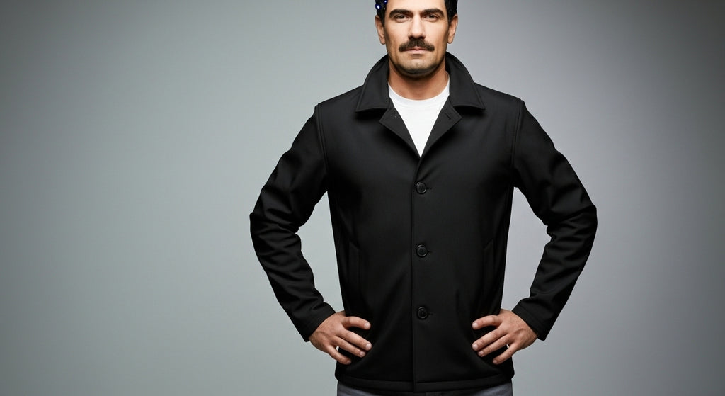 Chaqueta impermeable con Botones | Estilo Único  (Cod 37)