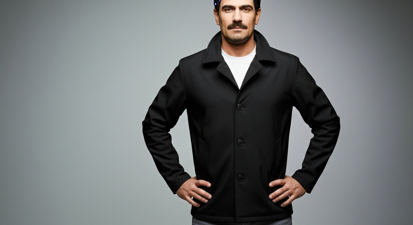 Chaqueta impermeable con Botones | Estilo Único  (Cod 37)