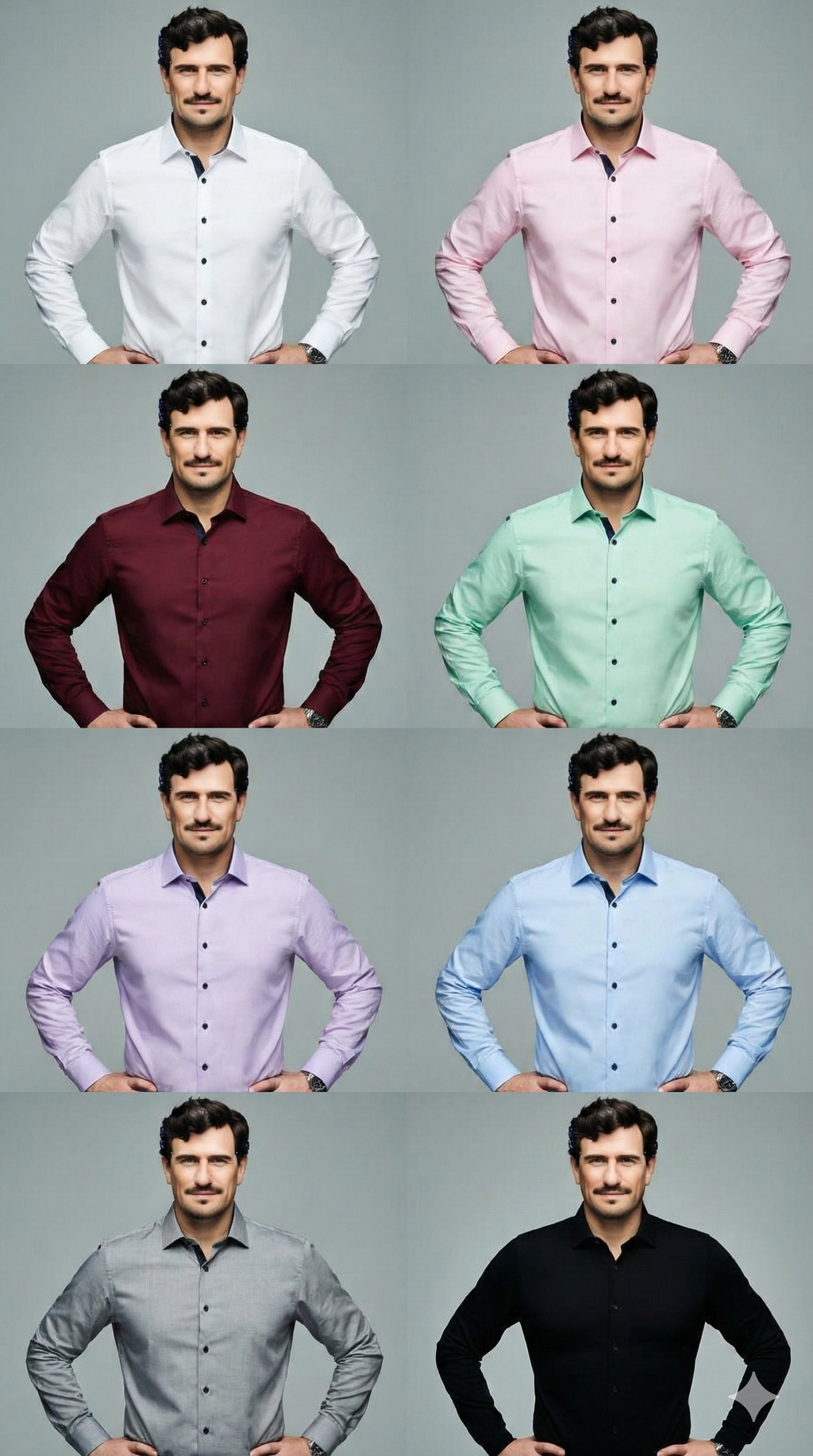 Camisas Lisas Varios colores a Elección | look prolijo (Cód NN)