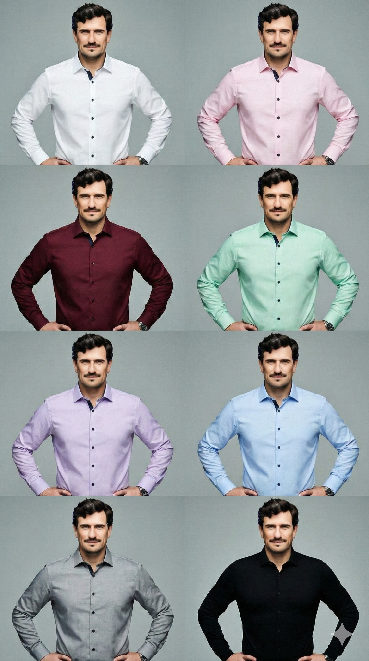 Camisas Lisas Varios colores a Elección | look prolijo (Cód NN)