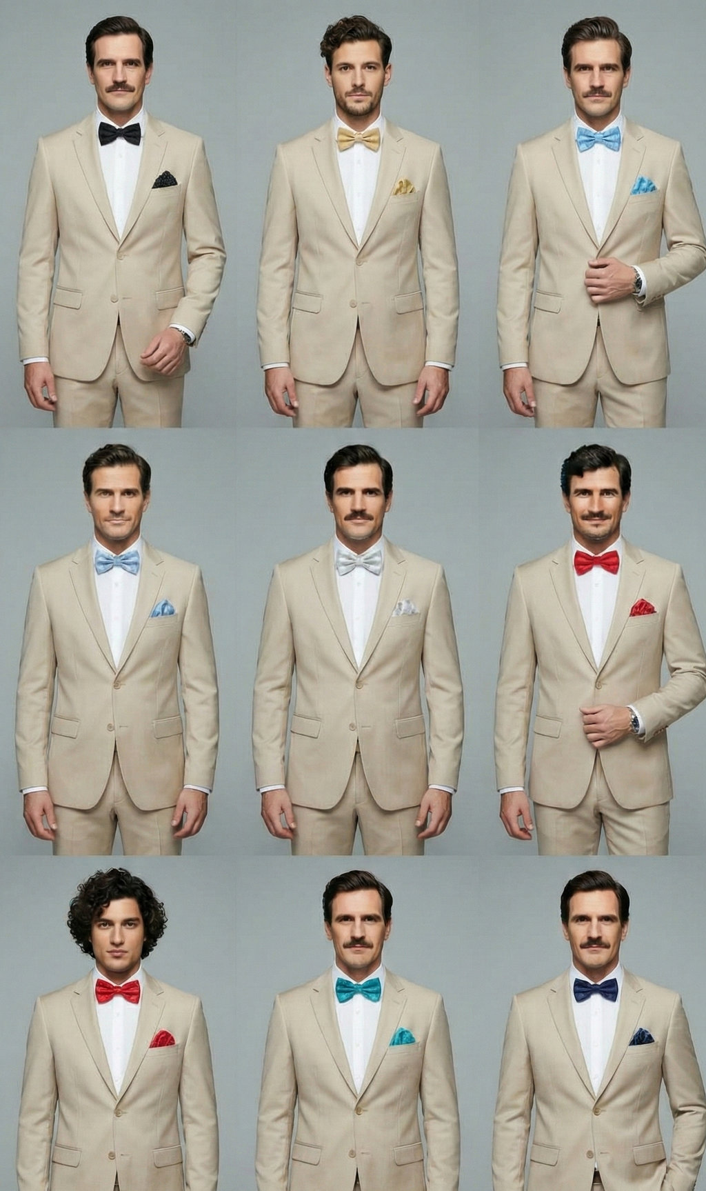 Set Corbatín + Pañuelo + Gemelos  |  Jacquard Corrugada (Cod 36)