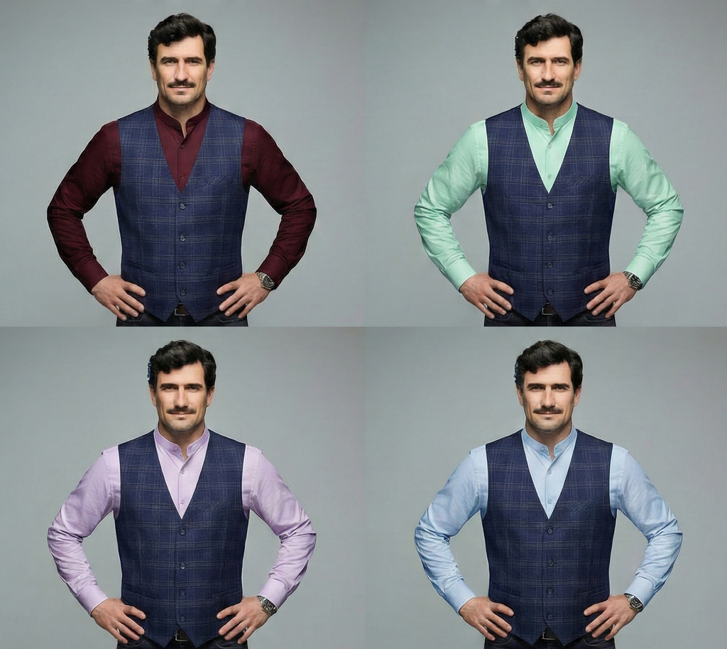 Gillette Cuadrille Hombre | Azul Marino (Cod YY)