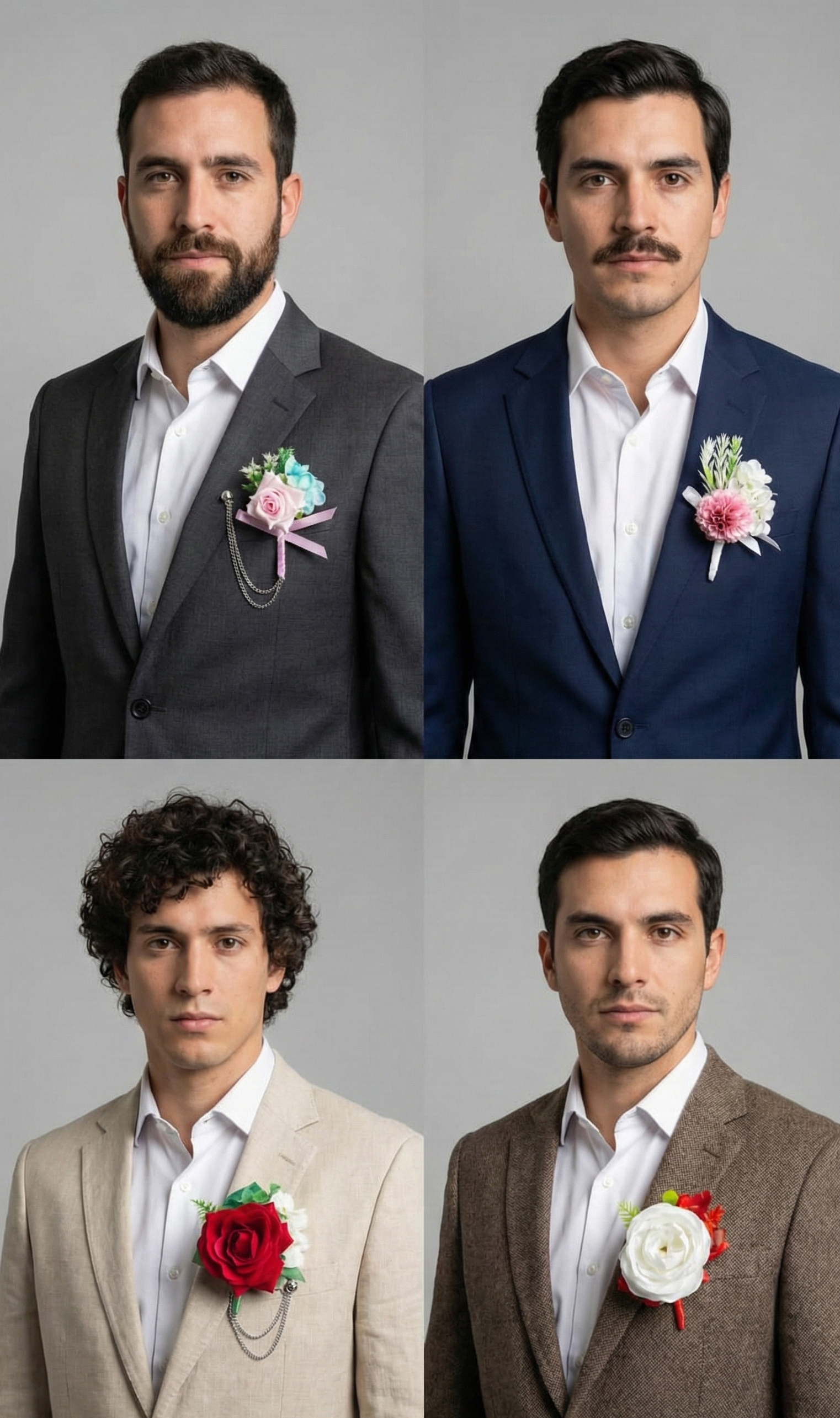 Rosa y Clavel  PARA Solapa | Varios  (Cod RC)