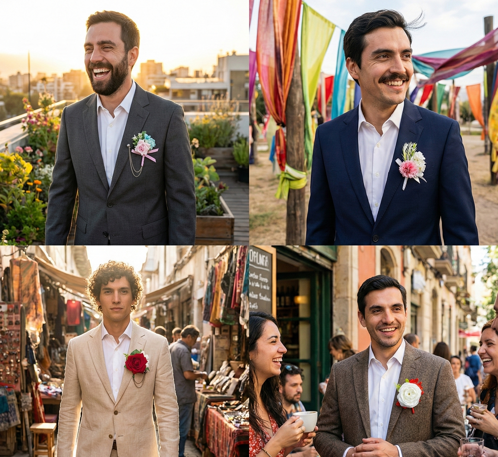 Rosa y Clavel  PARA Solapa | Varios  (Cod RC)