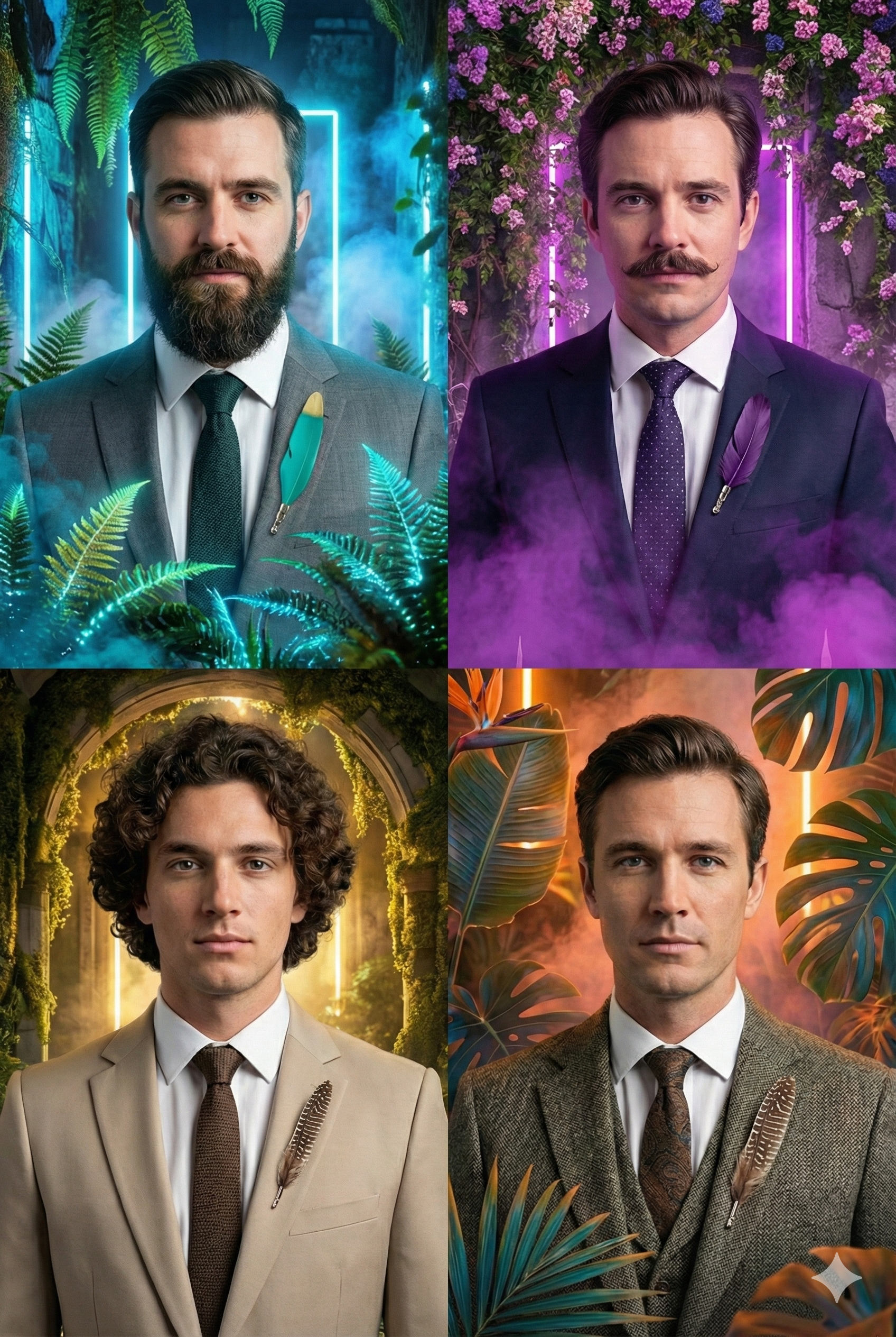 Prendedor Pluma Solapa | Varios  (Cod PL)