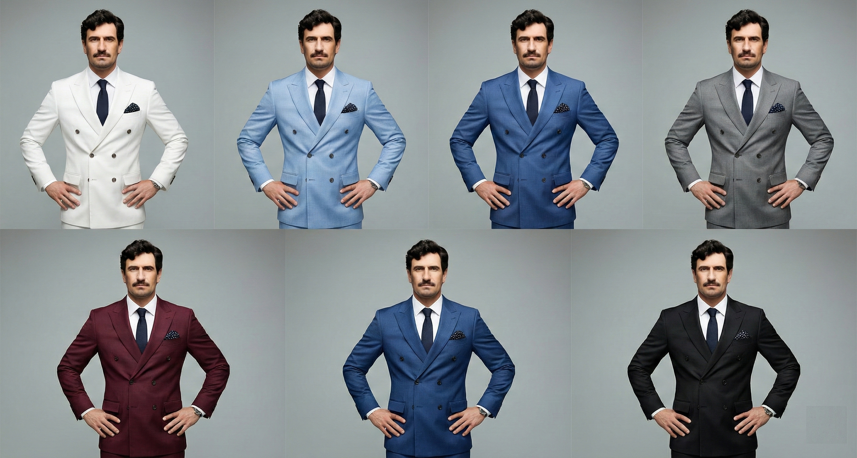 Trajes Cruzado de Hombre | Estilo clásico y sofisticado (Cod TY)