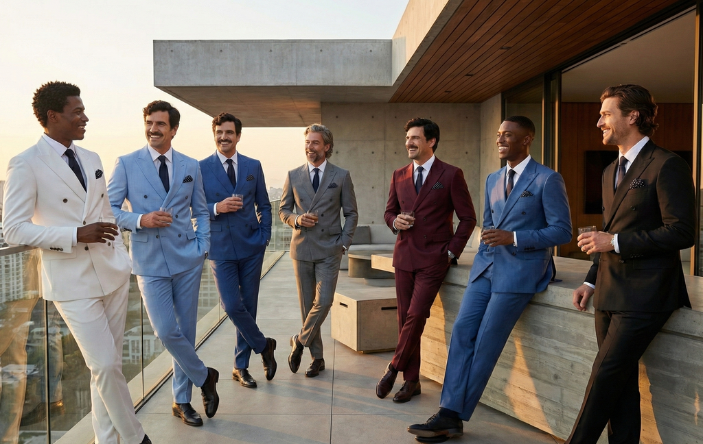 Traje Cruzado | Estilo clásico y sofisticado (Cod TY)