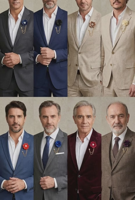 Rosa Prendedor para Solapa | Varios Diseños (Cod RS)